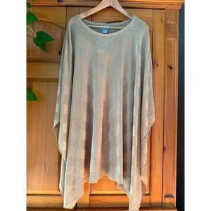 Liz & Me poncho-style poncho Pullover Size 3X/5X NWT